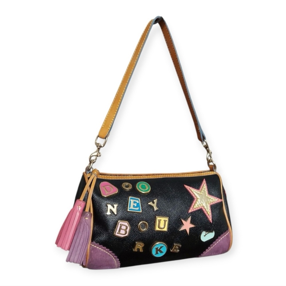 Dooney & Bourke Lindsay Lohan Collection Vintage Tassel Satchel #2